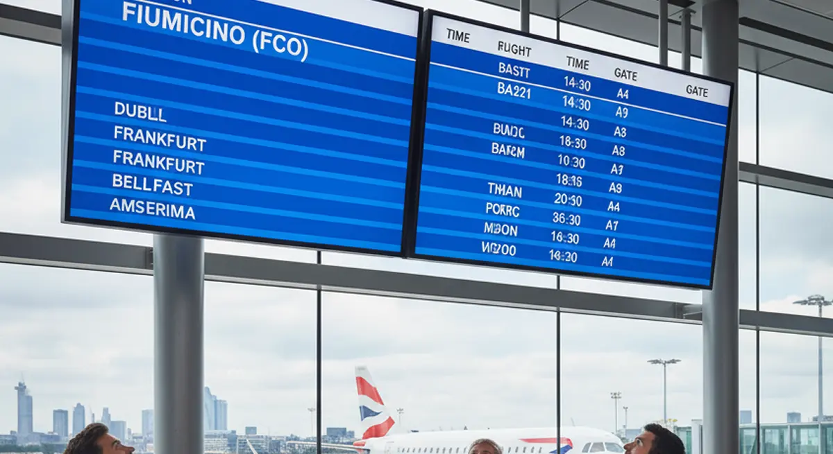 From Edinburgh EDI to Rome Fiumicino FCO 3 From Edinburgh EDI to Rome Fiumicino FCO