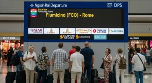 From Ngurah Rai DPS to Rome Fiumicino FCO 1 From Ngurah Rai DPS to Rome Fiumicino FCO