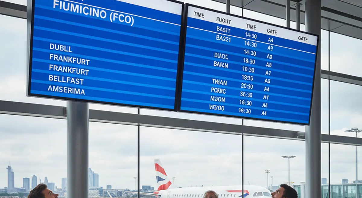From Glasgow GLA to Rome Fiumicino FCO 2 From Glasgow GLA to Rome Fiumicino FCO