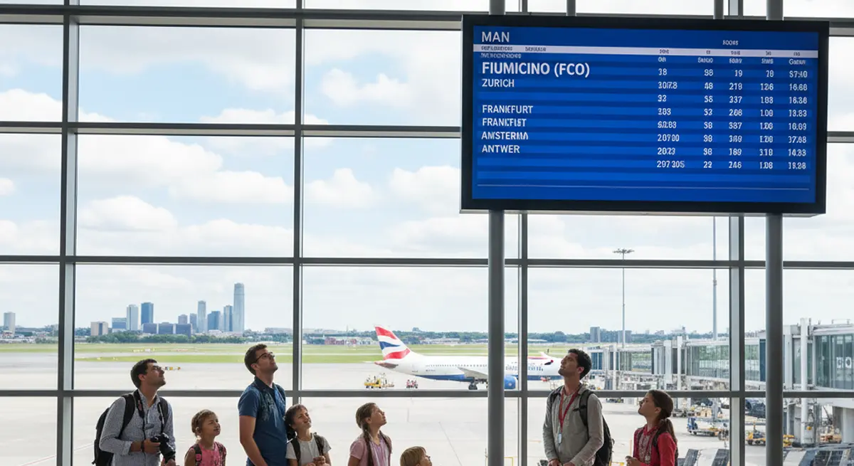 From Manchester MAN to Rome Fiumicino FCO 6 From Manchester MAN to Rome Fiumicino FCO: 1 Ultimate Journey